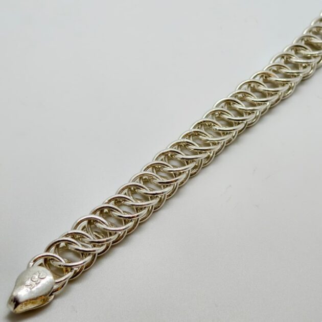 ilver Figaro Chain Bracelet - Image 3