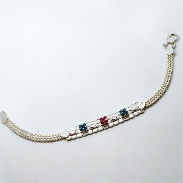 Diamond Cut Silver Bracelet - Image 3