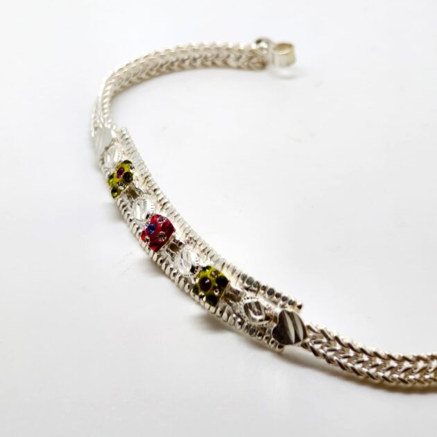 Diamond Cut Silver Bracelet - Image 2
