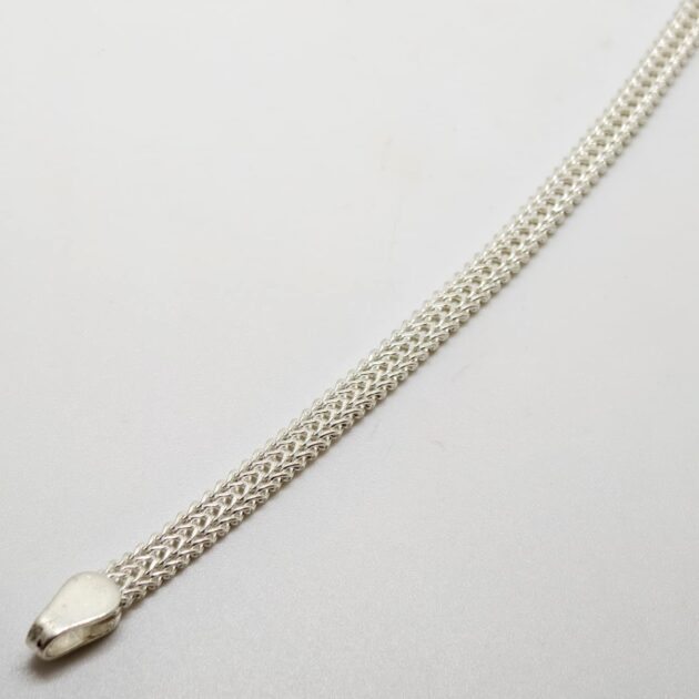 Lotus Bloom Silver Bracelet - Image 2