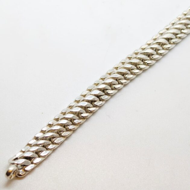 Gentleman’s Plain Silver Bracelet - Image 2