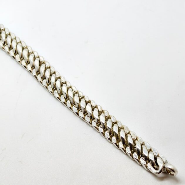 Gentleman’s Plain Silver Bracelet - Image 3