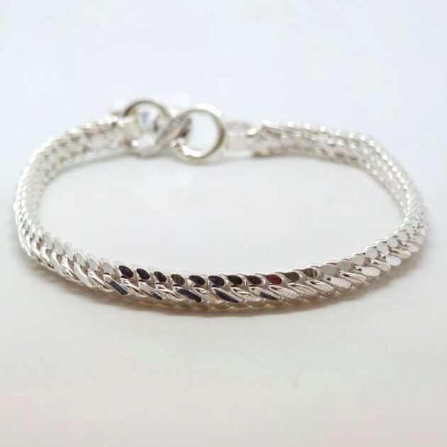 Smooth Flat Link Bracelet