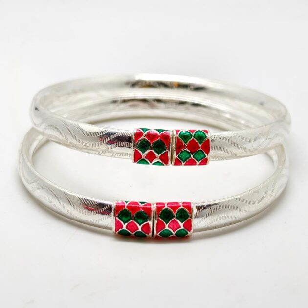 Adjustable Silver Bangles