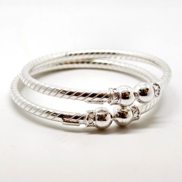 Textured Silver Kada