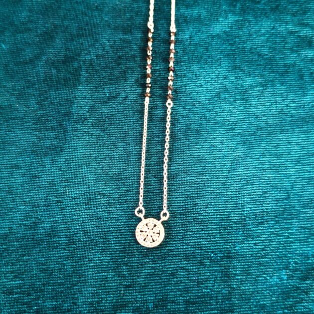 Trinity Diamond Silver Mangalsutra - Image 3