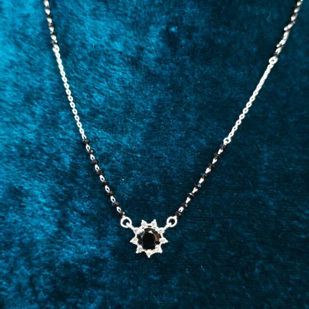 Starry Charm Silver Mangalsutra - Image 2