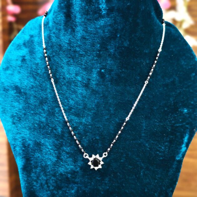Starry Charm Silver Mangalsutra
