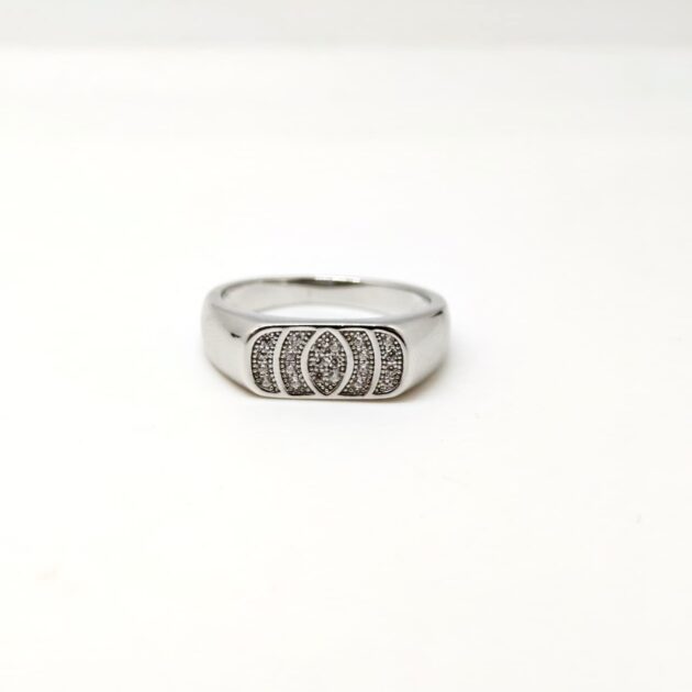 Twilight Embrace Silver Ring - Image 2