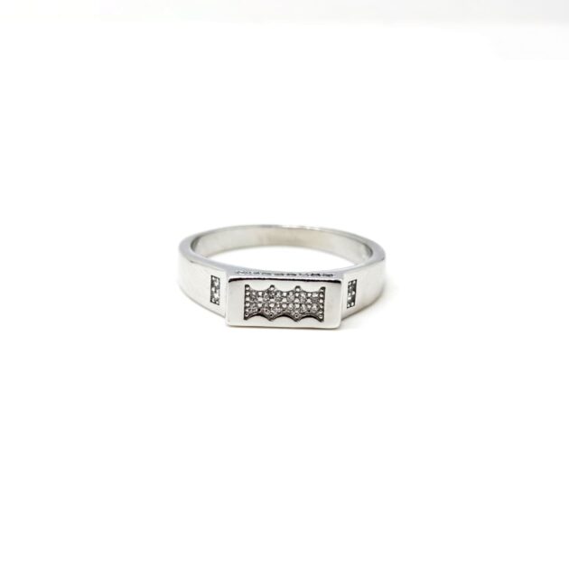 Auric Curve Silver Ring - Image 2