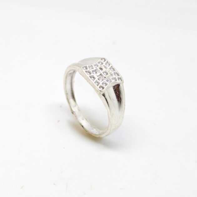 Auric Curve Silver Ring