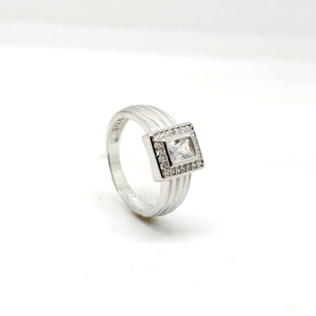 Moon Aura Silver Ring