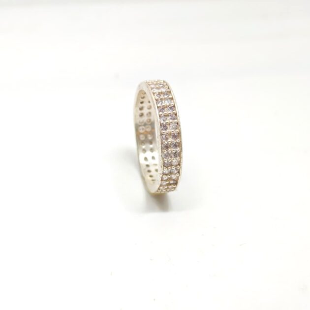 Whispering Line Silver Ring - Image 2