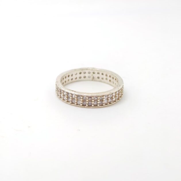 Whispering Line Silver Ring - Image 3