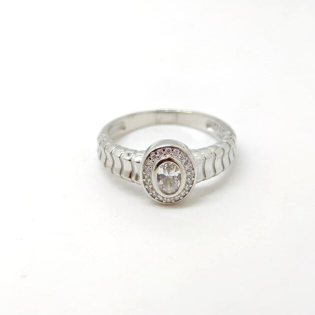 Whispering Line Silver Ring - Image 3