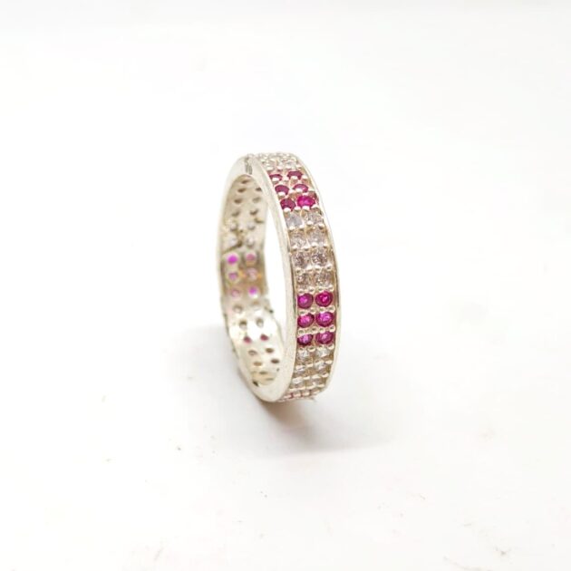 Moon Aura Silver Ring