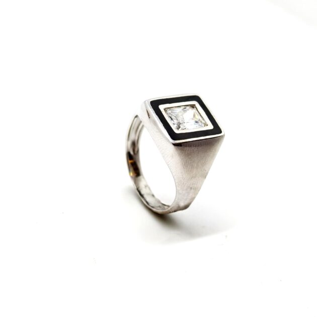 Sacred Mandala Silver Ring - Image 2