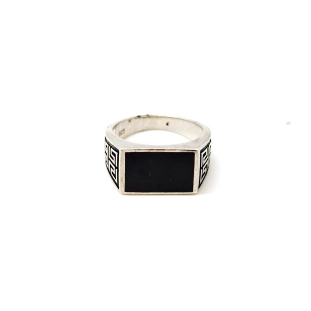 Royal Antique Silver Band - Image 3