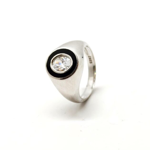 Vintage Aura Silver Ring - Image 3