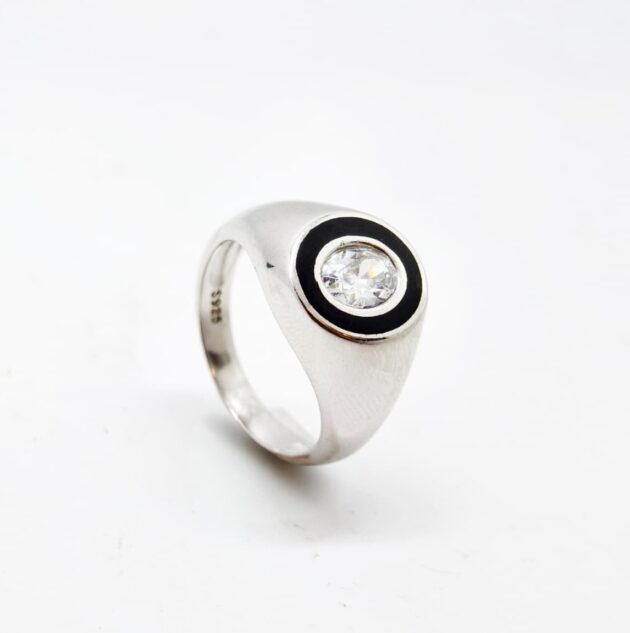 Vintage Aura Silver Ring