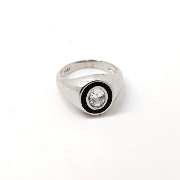 Vintage Aura Silver Ring - Image 2