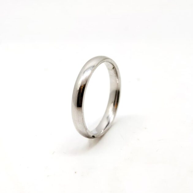 Luna Plain Silver Ring