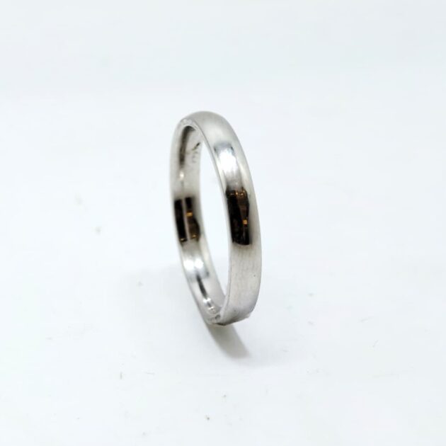 Luna Plain Silver Ring - Image 2