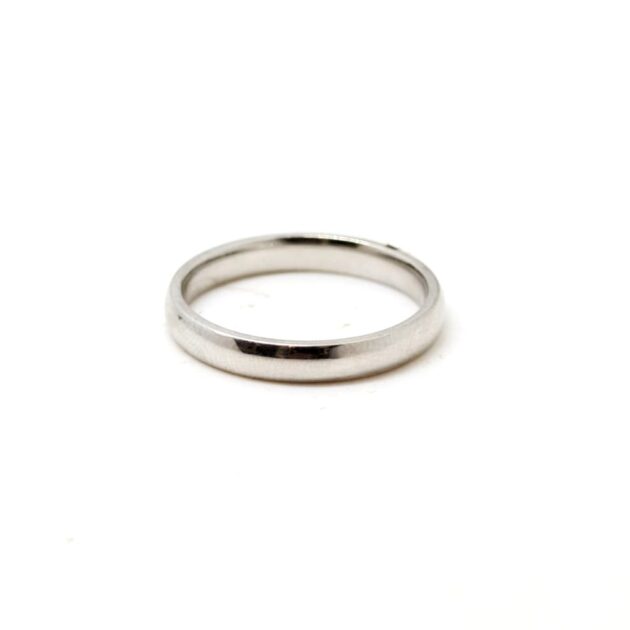 Luna Plain Silver Ring - Image 3