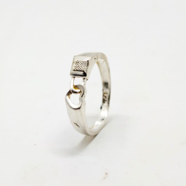 Guardian Heart Silver Ring
